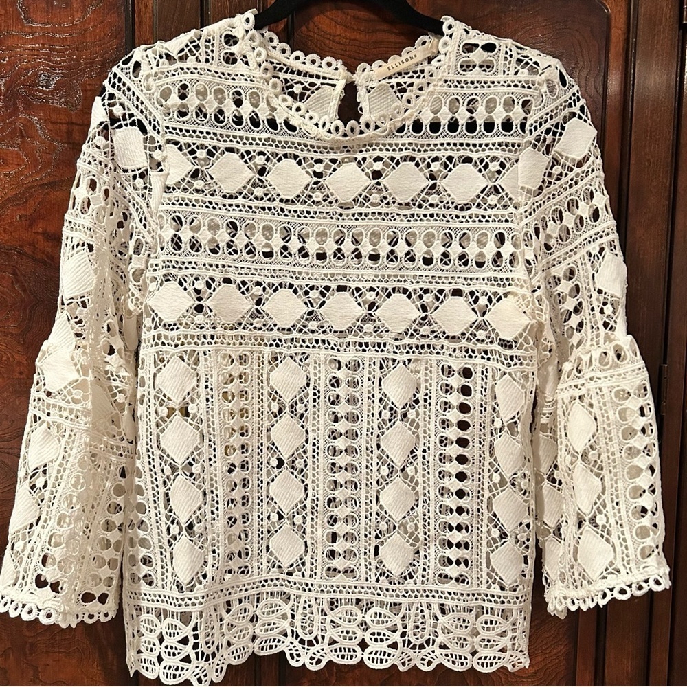 Ellison White Lace Blouse